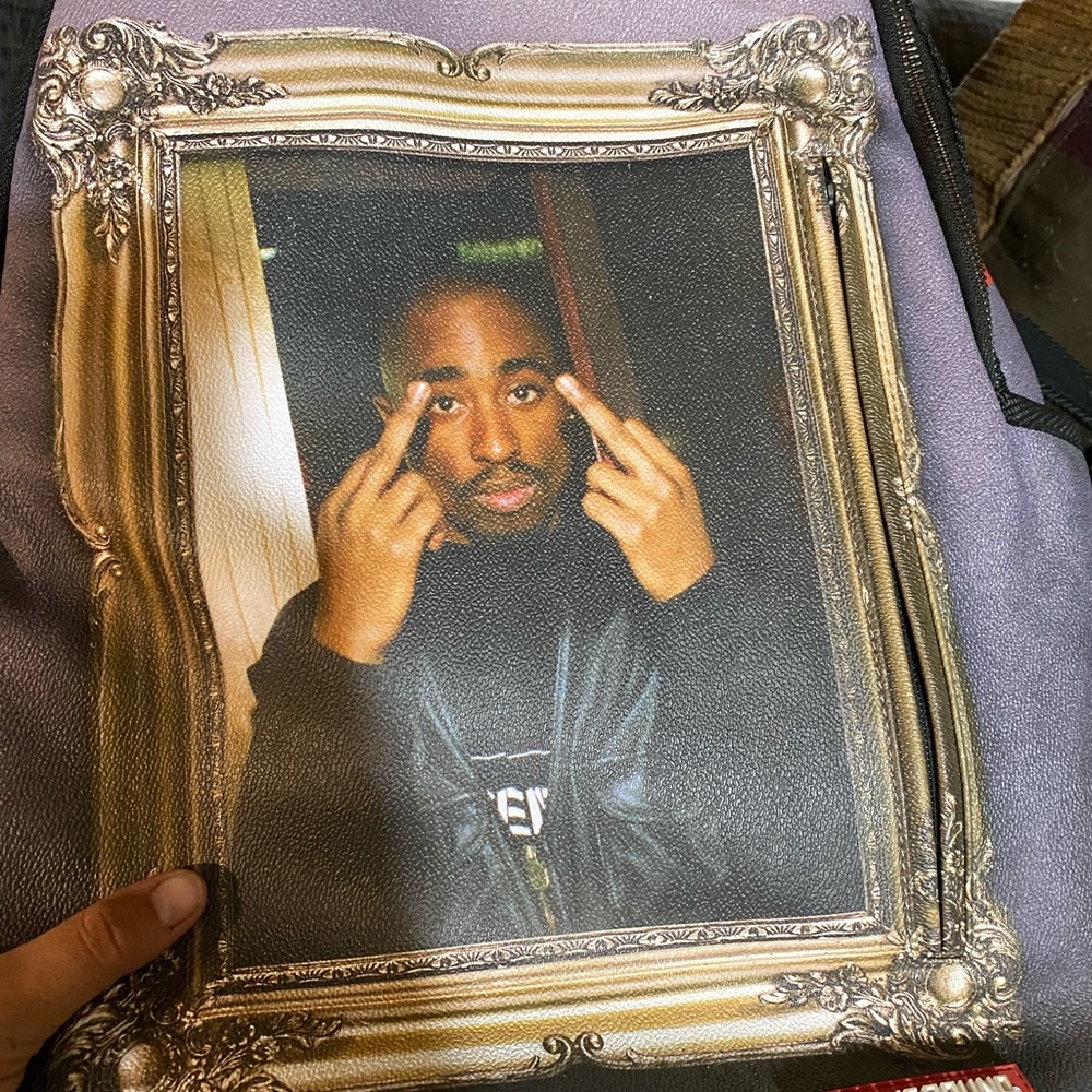Tupac sprayground backpack
